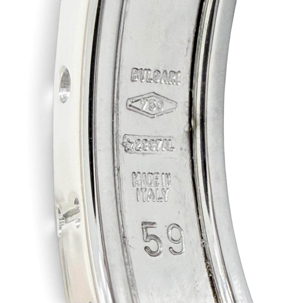 Bulgari B.zero1 18K White Gold Ring – inside band