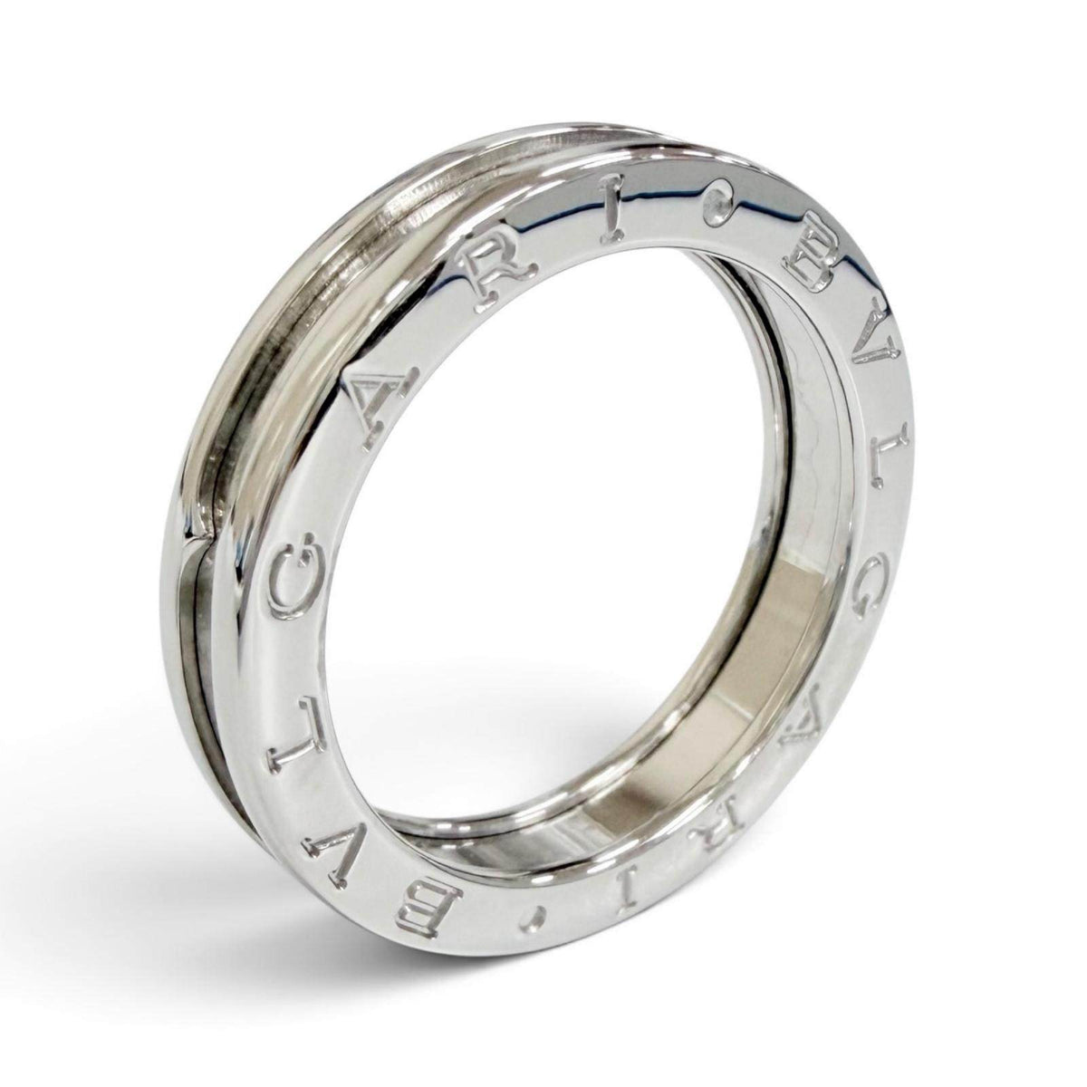 Bulgari B.zero1 18K White Gold Ring – front view
