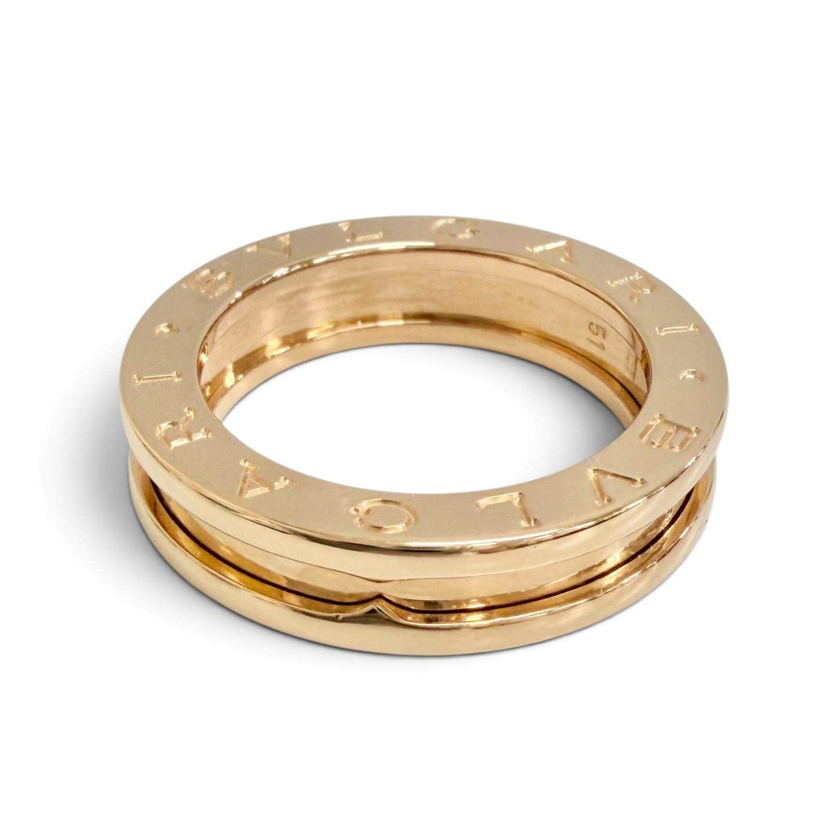 Bulgari B.zero1 18K Rose Gold Ring – side view