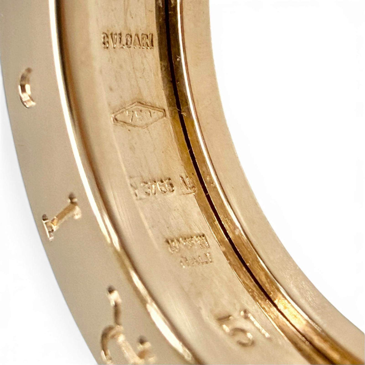 Bulgari B.zero1 18K Rose Gold Ring – inside band