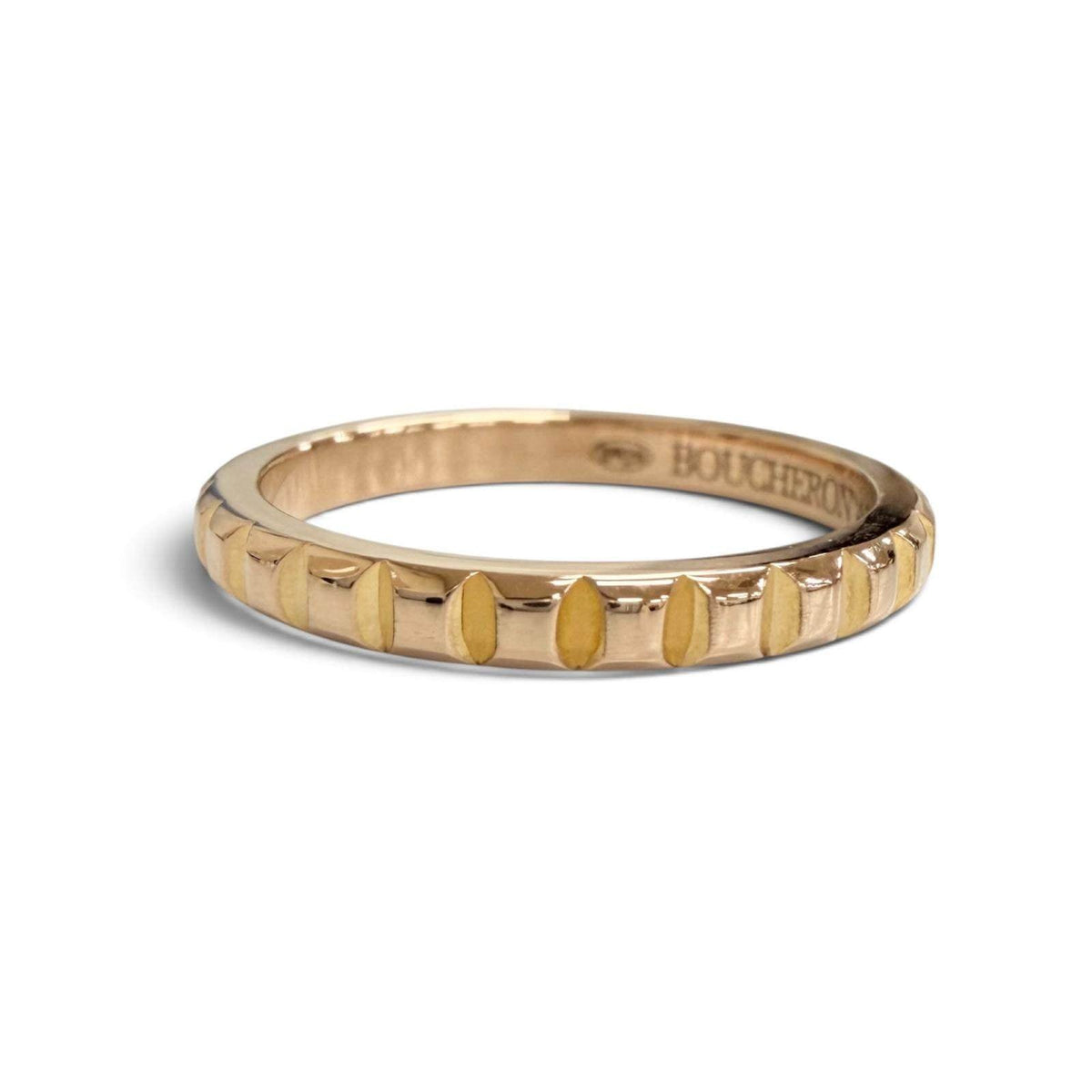 Boucheron Quatre Clou de Paris 18K Rose Gold Ring – side view