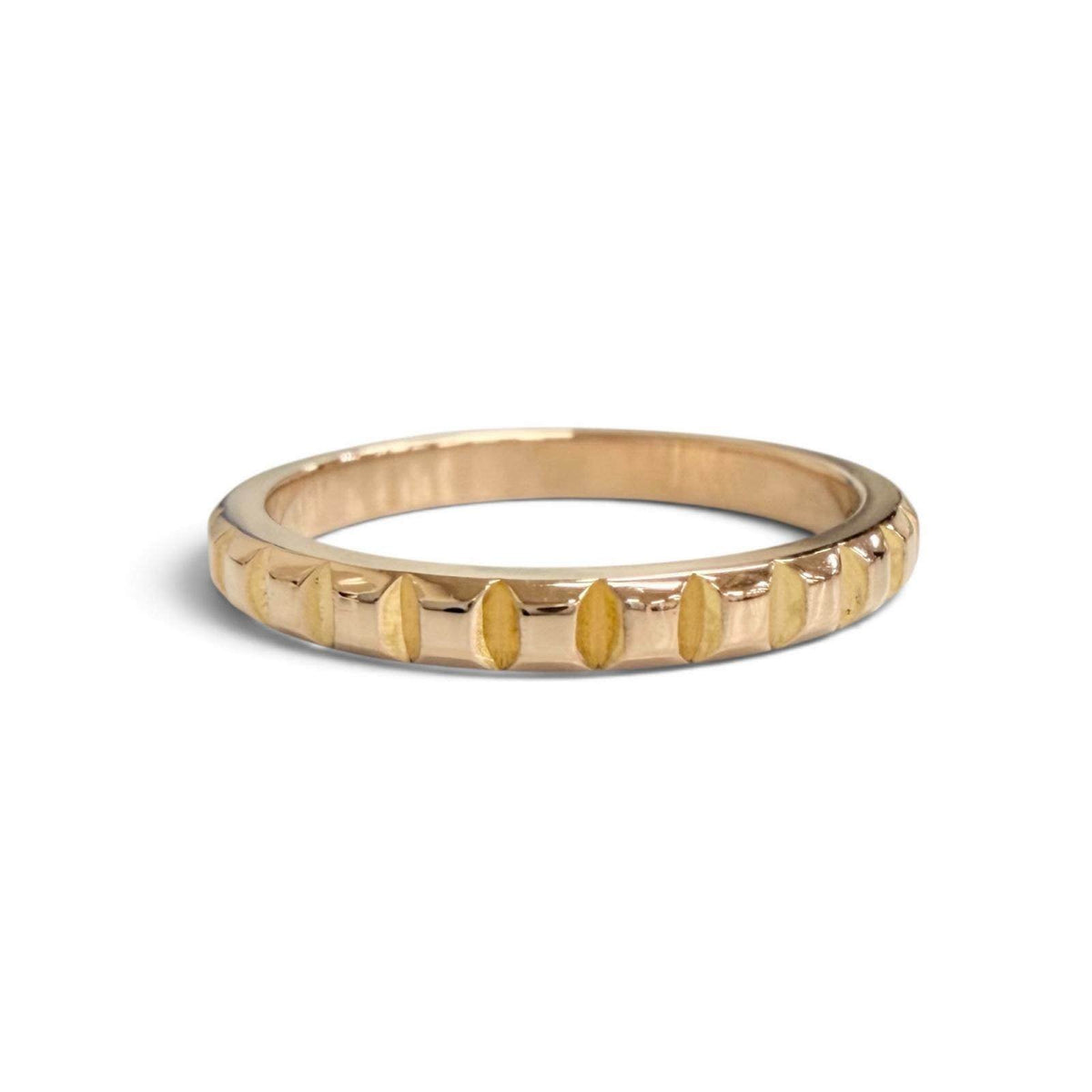 Boucheron Quatre Clou de Paris 18K Rose Gold Ring – top view