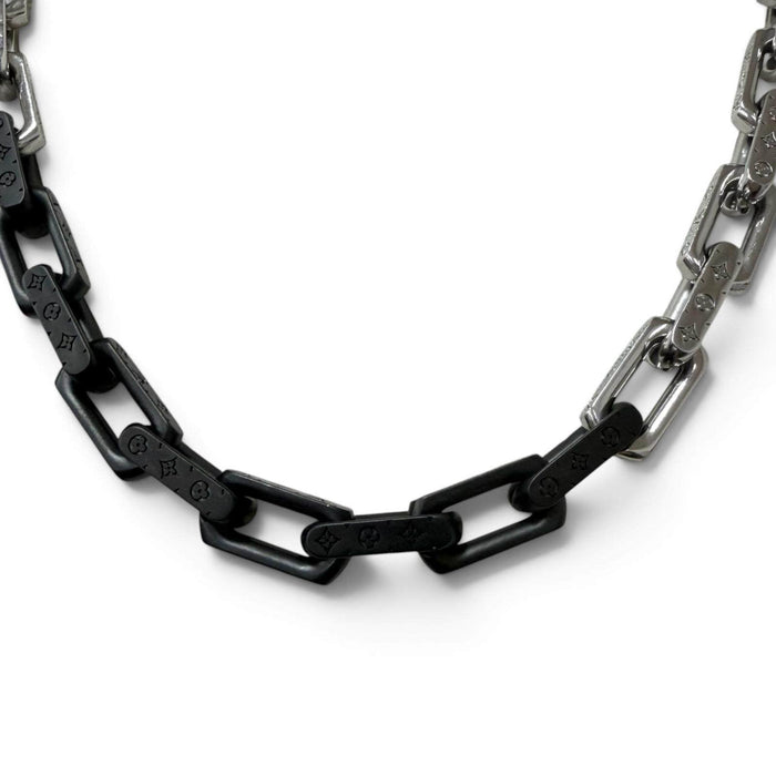 Louis Vuitton Monogram Stainless Steel Necklace – front view