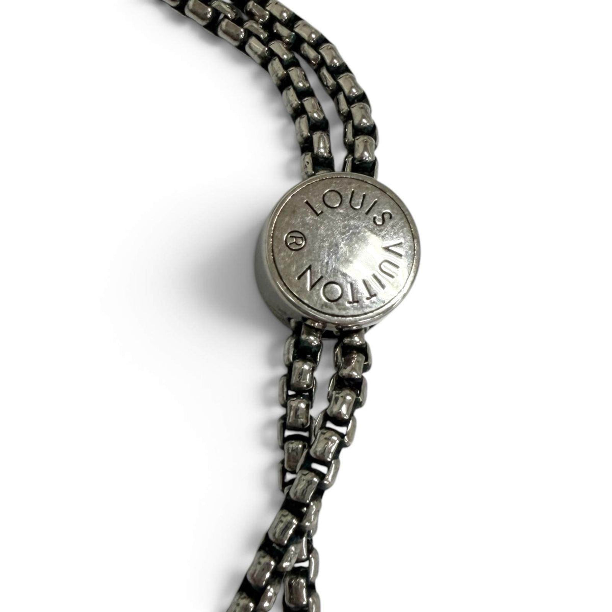 Louis Vuitton Damier Staple Ball Sterling Silver Necklace – alternate view