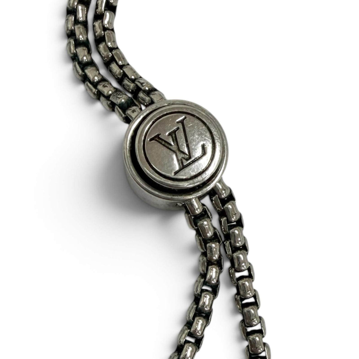 Louis Vuitton Damier Staple Ball Sterling Silver Necklace – packaging