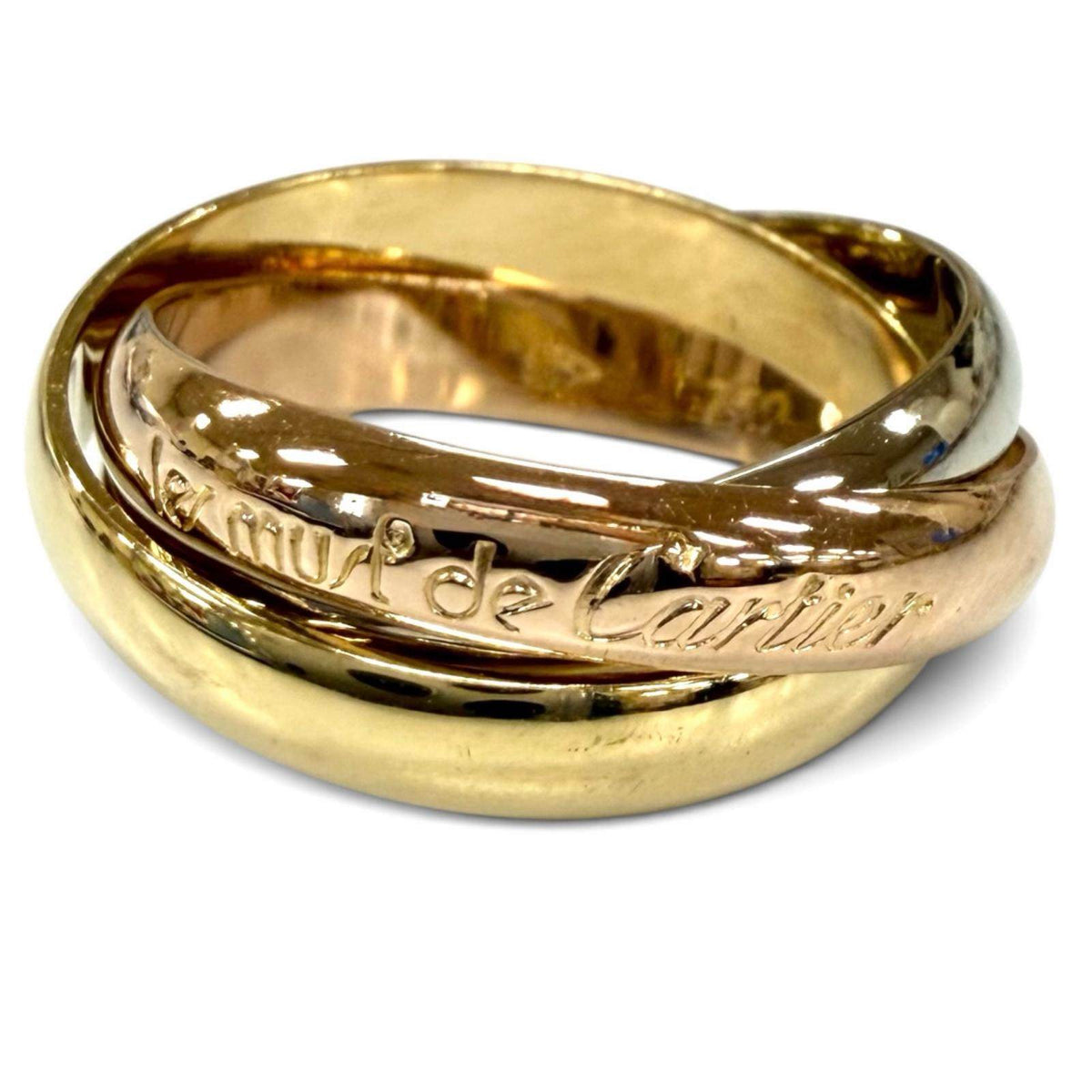 Cartier Trinity 18K Yellow Gold Ring – front view