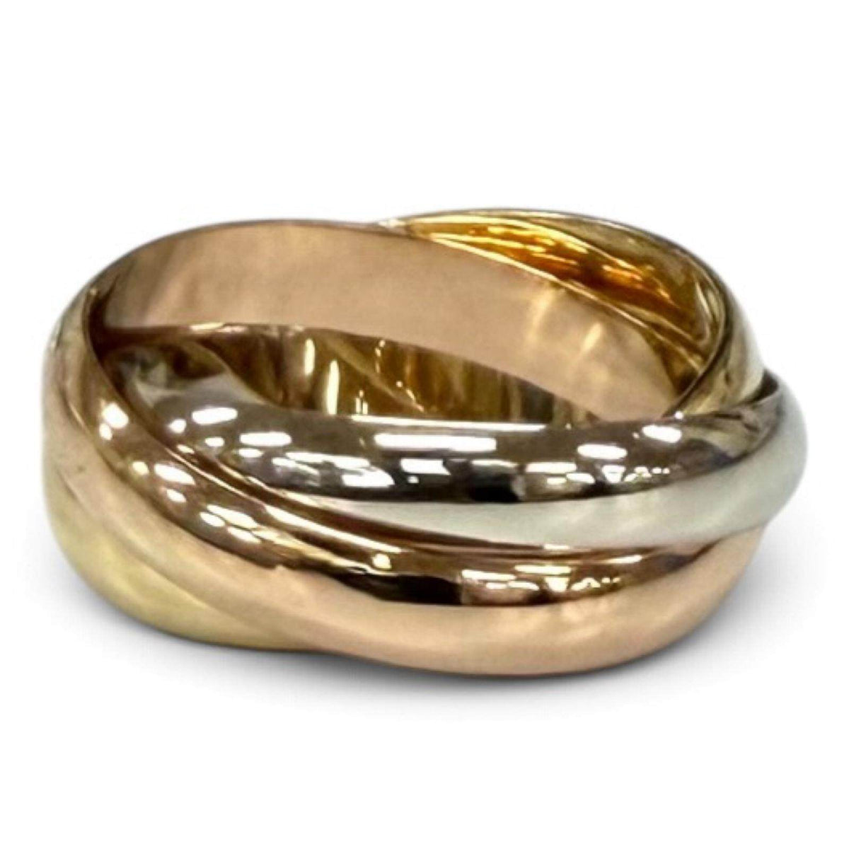 Cartier Trinity 18K Yellow Gold Ring – side view