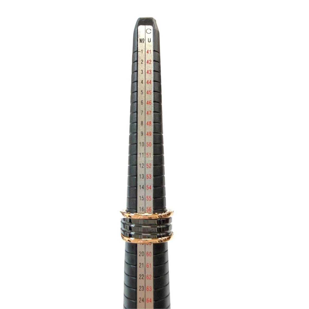 Bulgari B.zero1 Ceramic 18K Rose Gold Ring – image 8