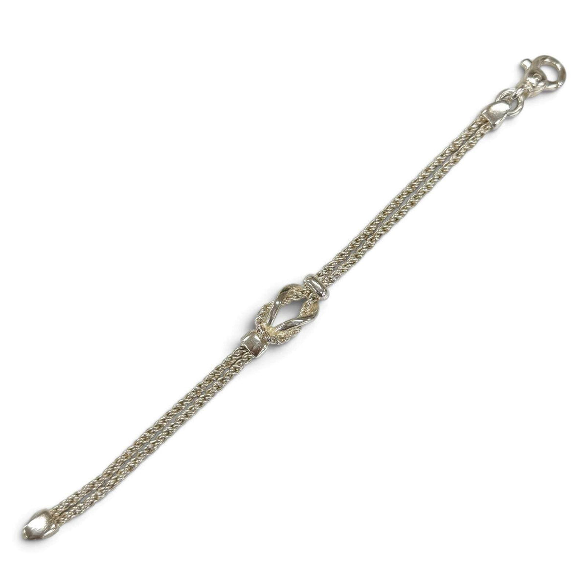 Tiffany & Co. Double Rope Center Knot Sterling Silver Bracelet – packaging