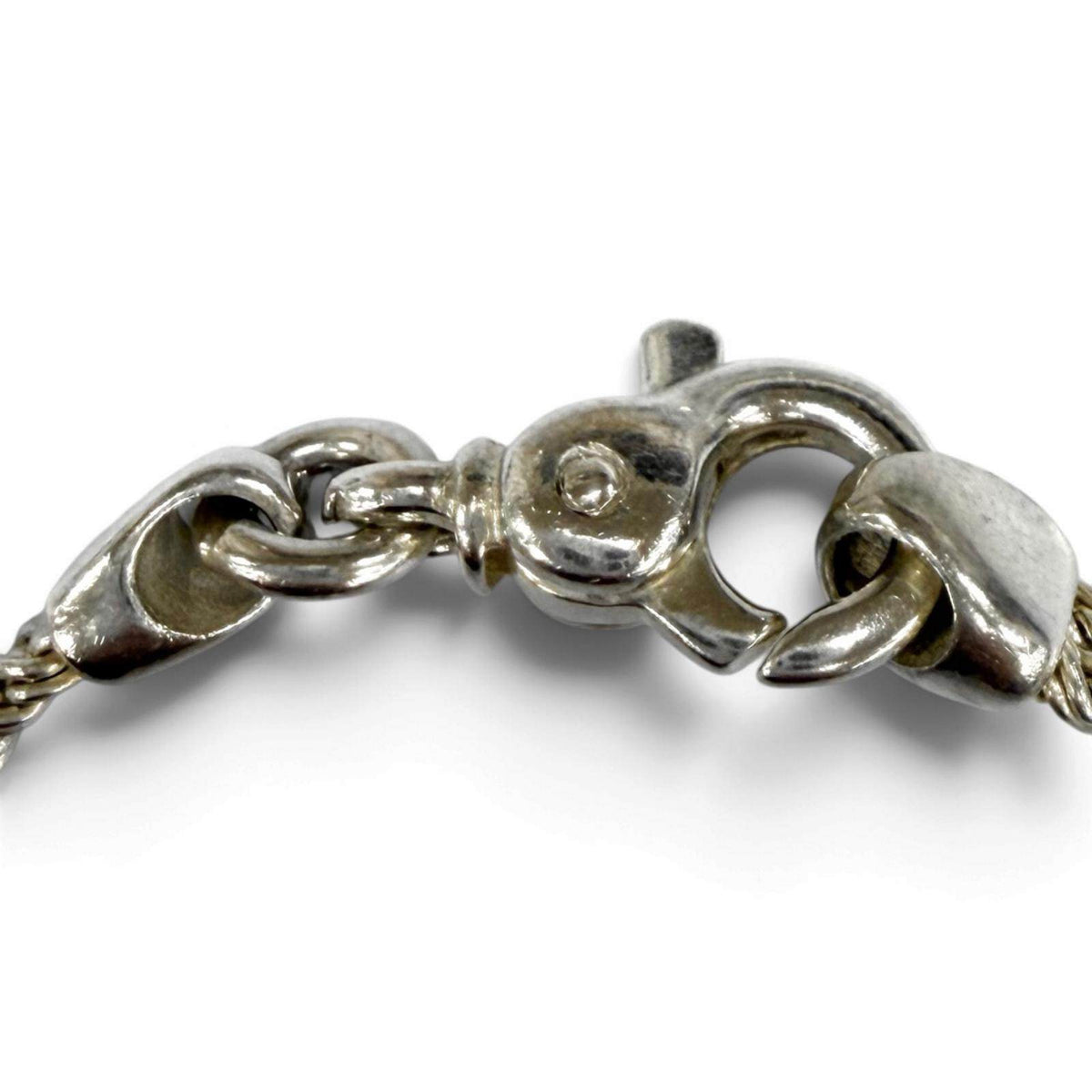 Tiffany & Co. Double Rope Center Knot Sterling Silver Bracelet – image 8