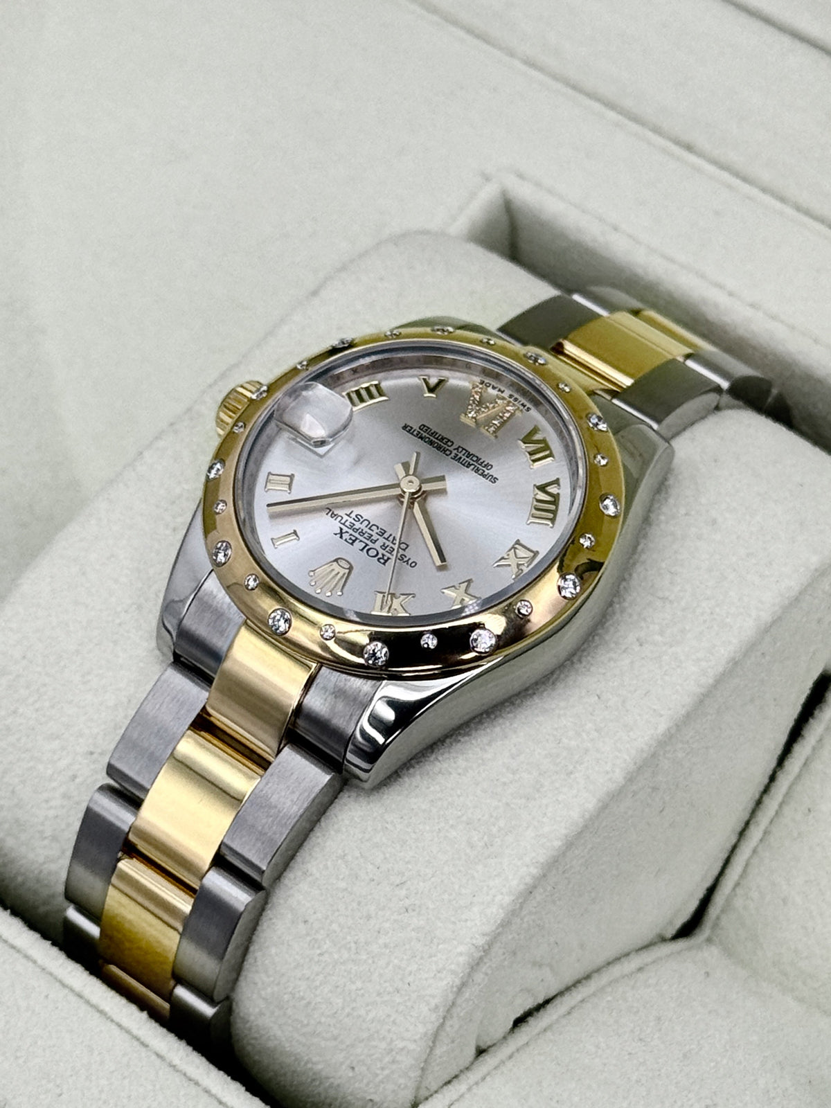 Rolex Datejust 31mm 178343 Two-Tone Oyster Silver Dial – box and papers
