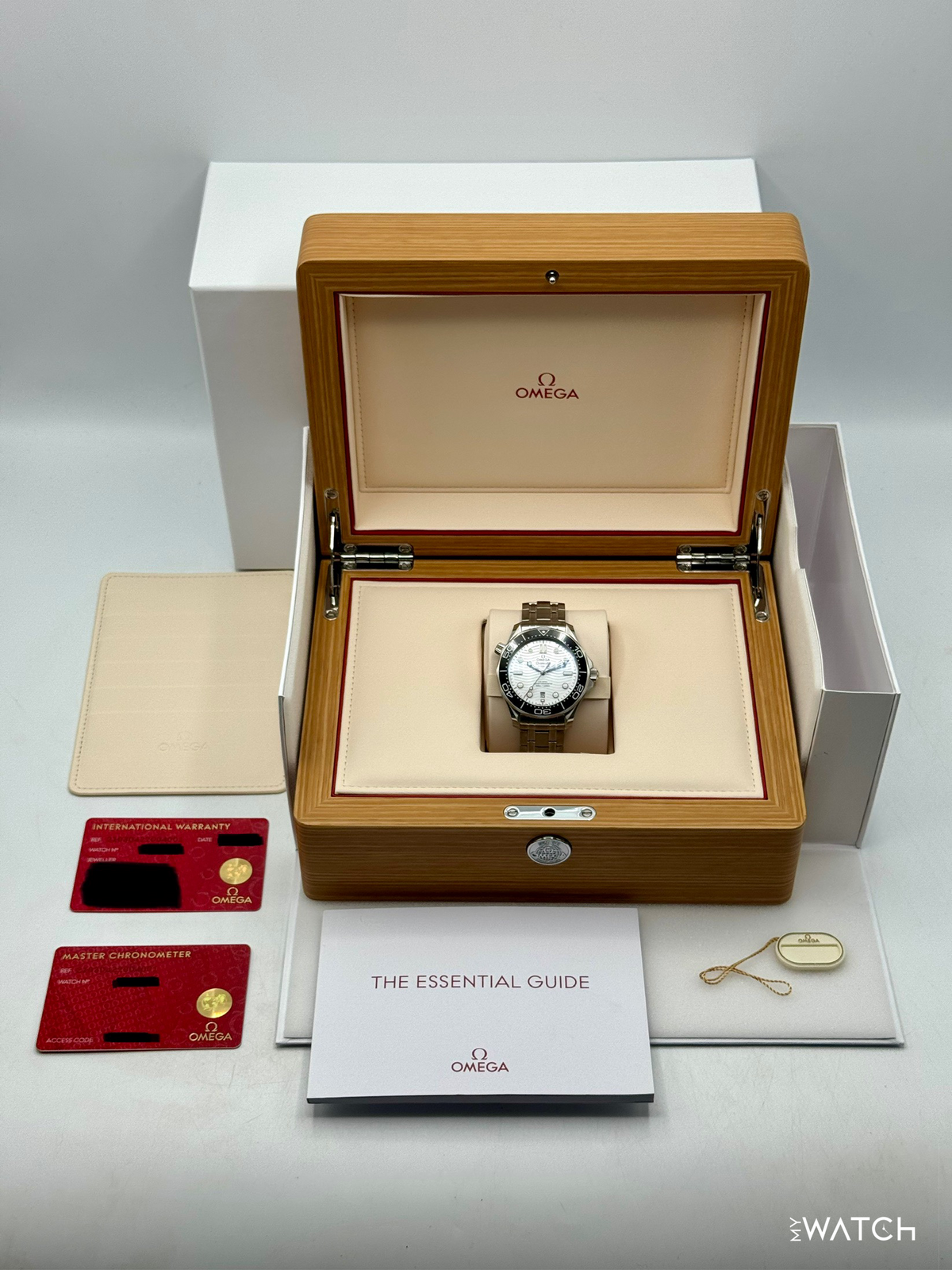 Omega Seamaster 42mm 210.30.42.20.04.001 Stainless Steel White Dial – image 11