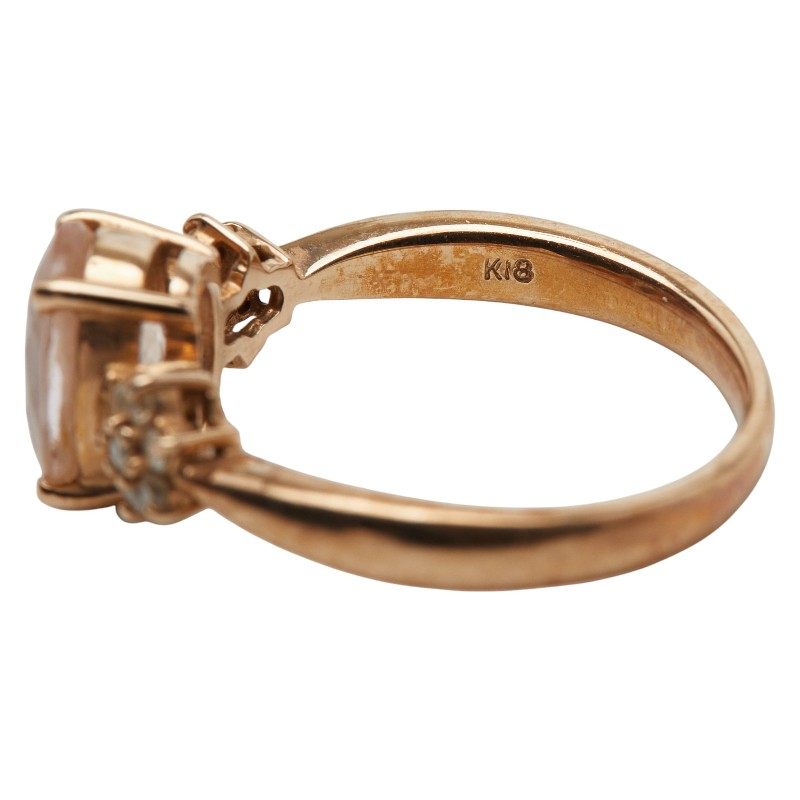 18K Yellow Gold Colored Gemstone Diamond Ring – alternate view
