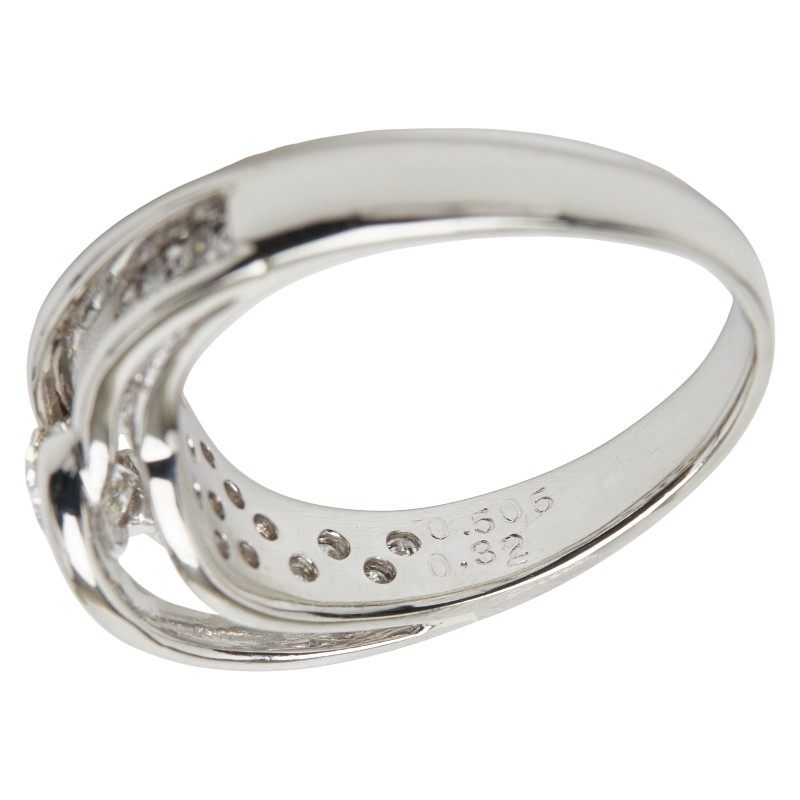 Platinum Diamond Ring – alternate view