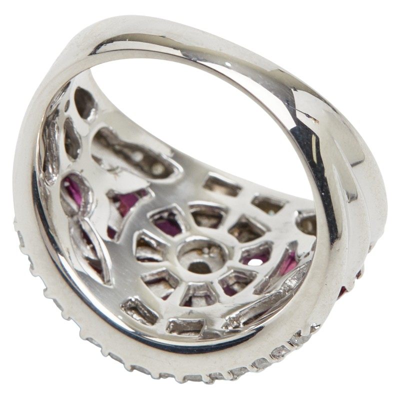 18K White Gold Diamond Ruby Ring – packaging