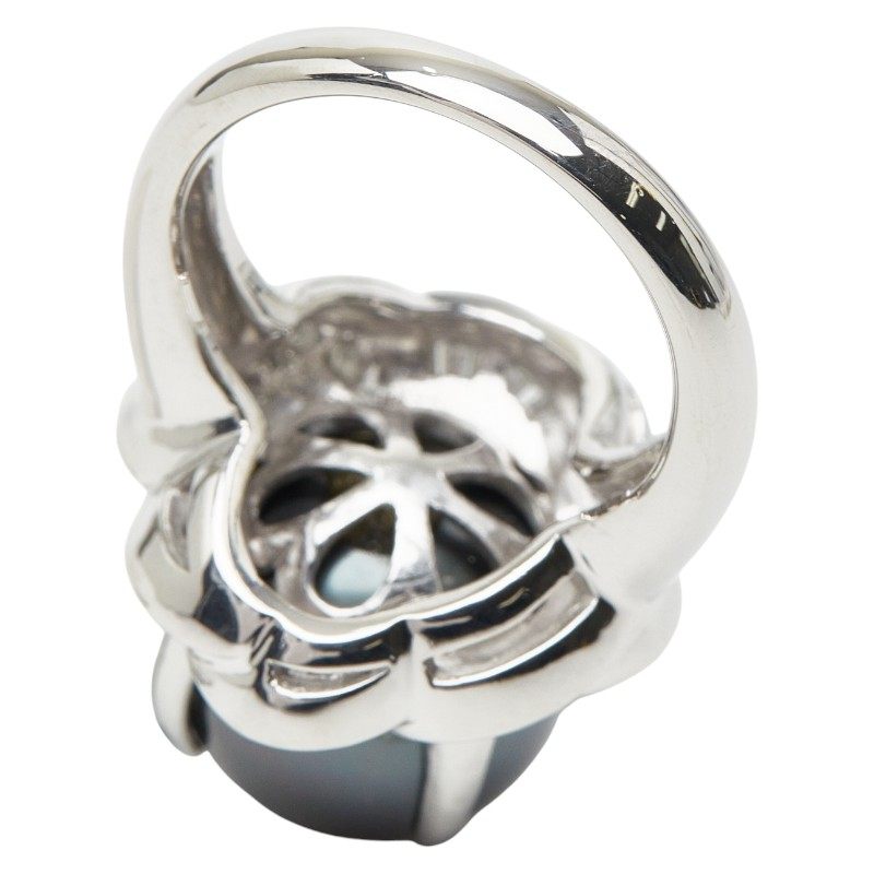 Platinum Black Diamond Pearl Ring – packaging