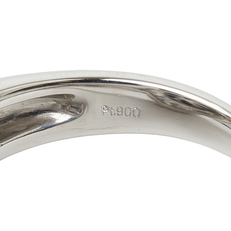 Platinum Black Diamond Pearl Ring – alternate view