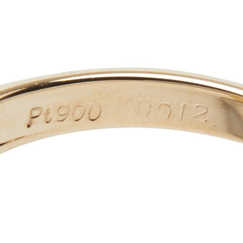 Platinum Flower Diamond Ring – alternate view