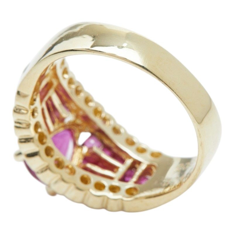 18K Yellow Gold Diamond Ruby Ring – packaging