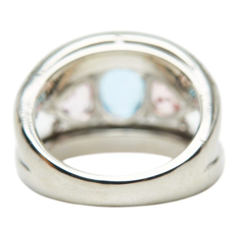 Platinum Morganite Diamond Topaz Ring – packaging