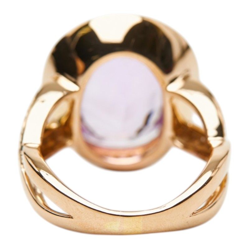 18K Rose Gold Diamond Amethyst Ring – packaging