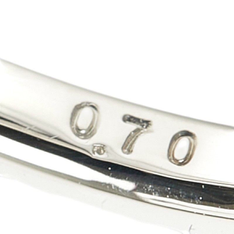 Platinum Diamond Sapphire Ring – image 8