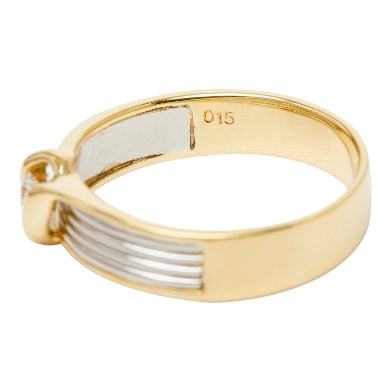 Platinum Combination Diamond Ring – alternate view