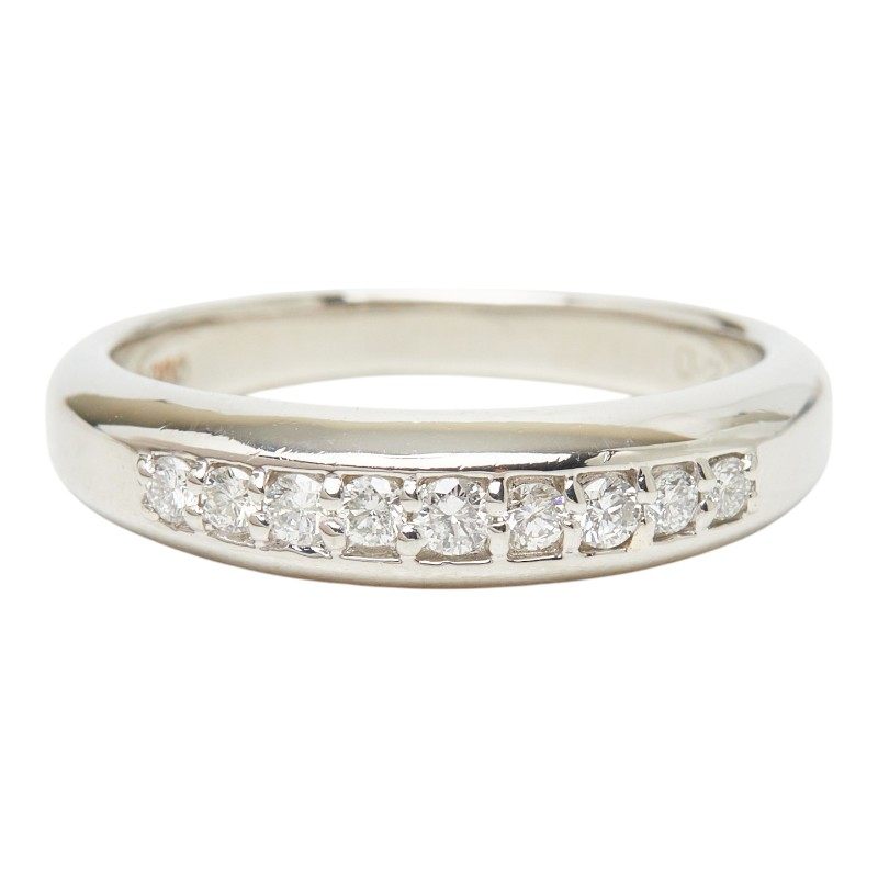 Platinum Diamond Ring – front view