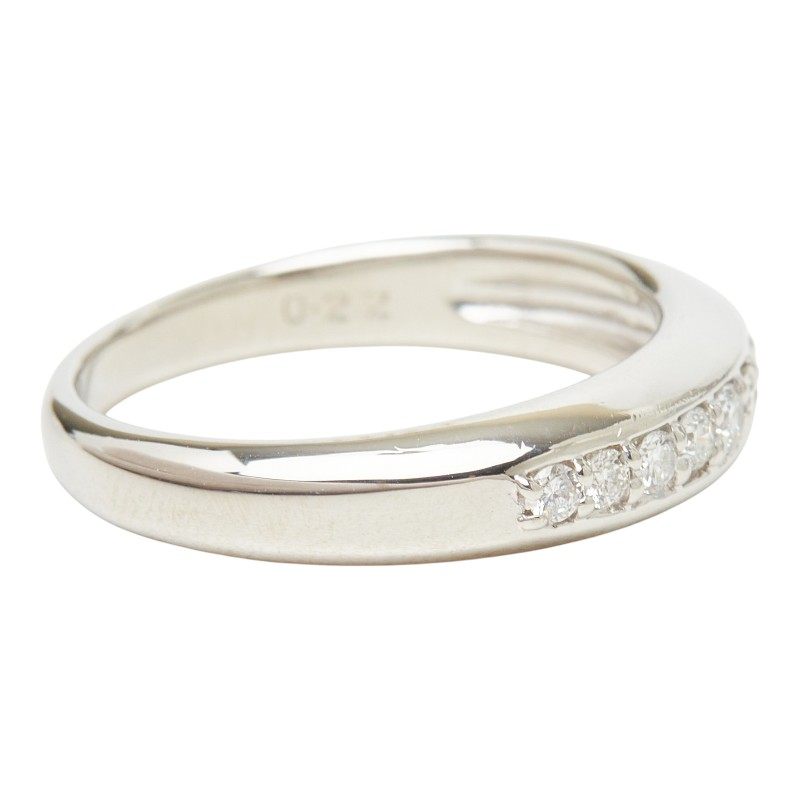 Platinum Diamond Ring – inside band