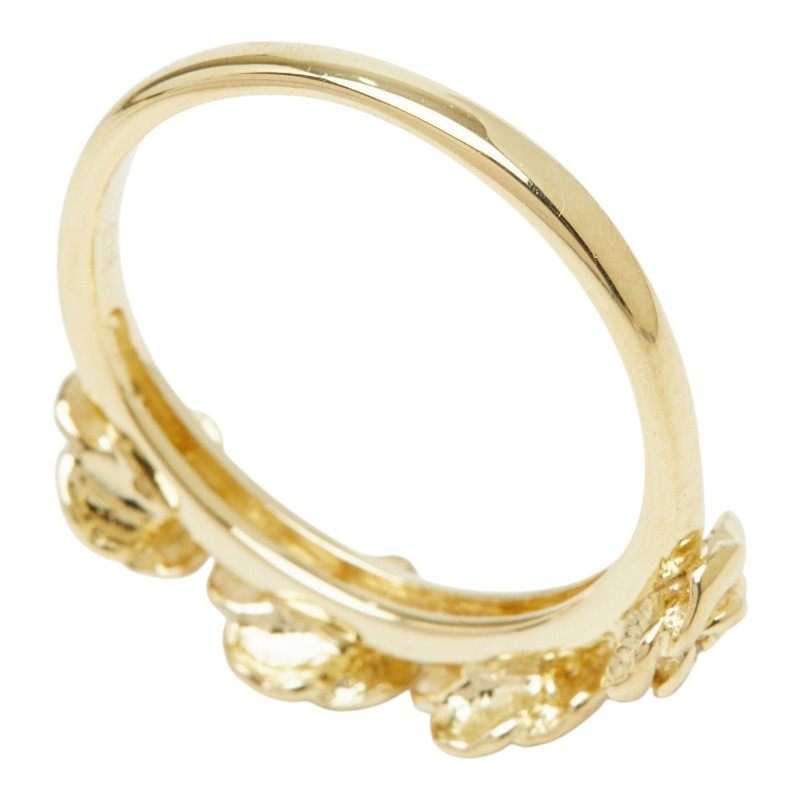 18K Yellow Gold Rose Motif Diamond Ring – packaging