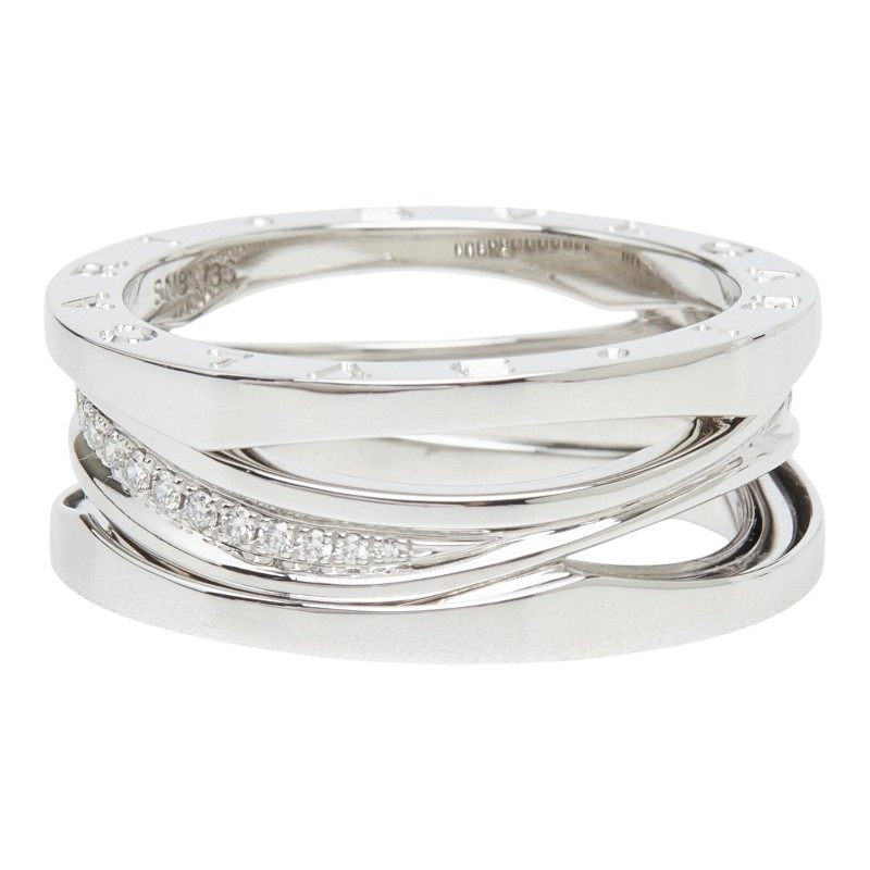Bulgari B-zero1 Legend 18K White Gold Diamond Ring – packaging