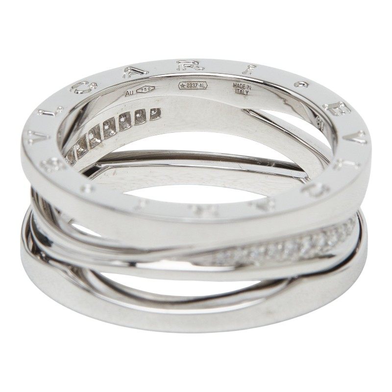 Bulgari B-zero1 Legend 18K White Gold Diamond Ring – alternate view