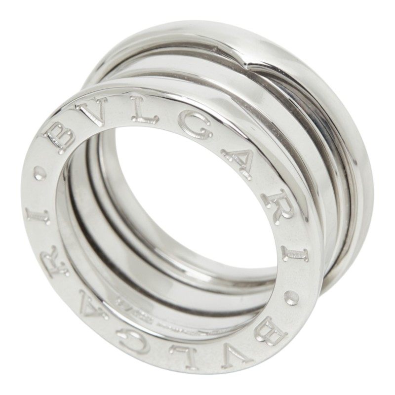 Bulgari B-Zero1 3-Band 18K White Gold Ring – front view