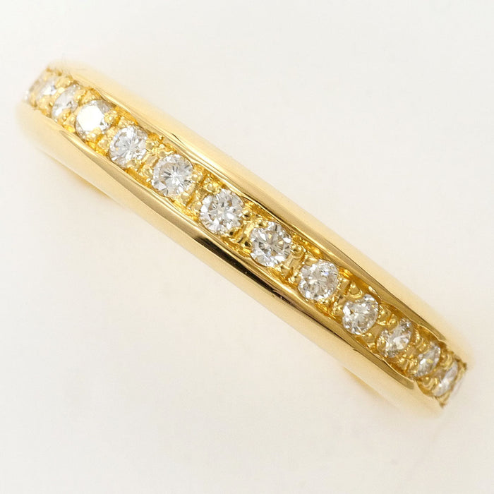 18K Yellow Gold Diamond Ring – front view
