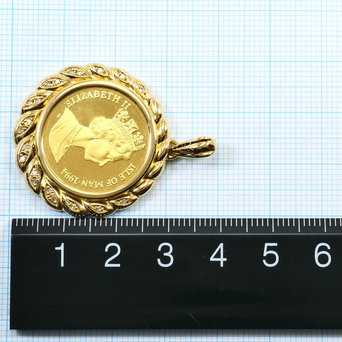 24K Yellow Gold Cat Coin Pendant – packaging