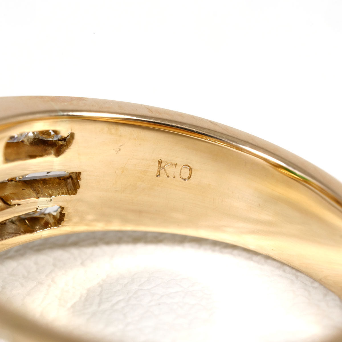 10K Yellow Gold Diamond Jade Ring – packaging