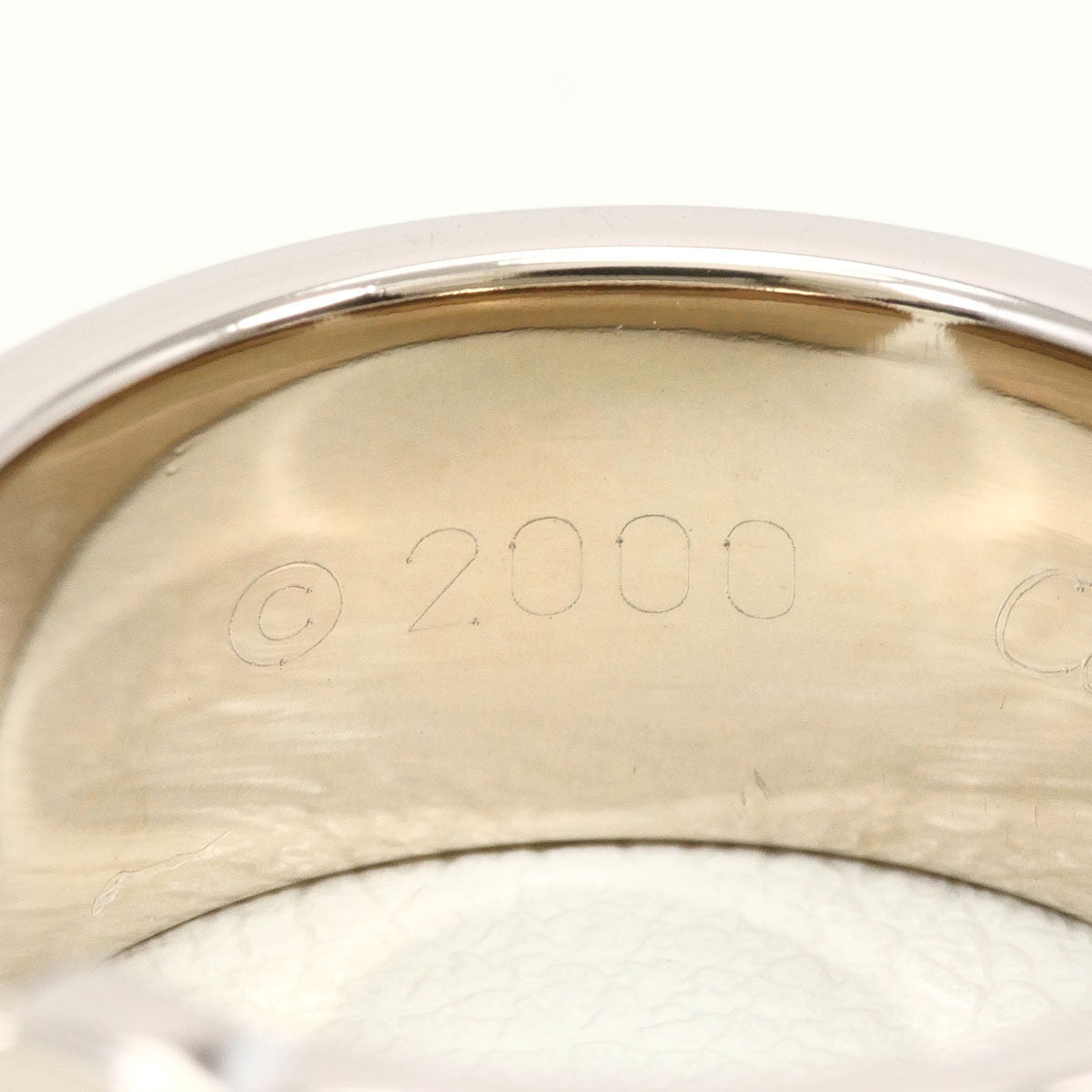 Cartier C2 18K White Gold Ring – packaging