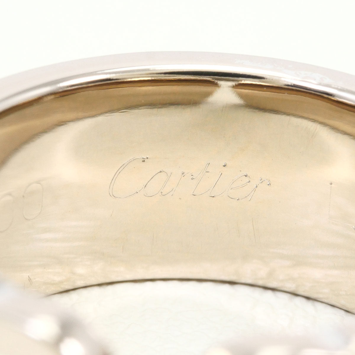 Cartier C2 18K White Gold Ring – alternate view