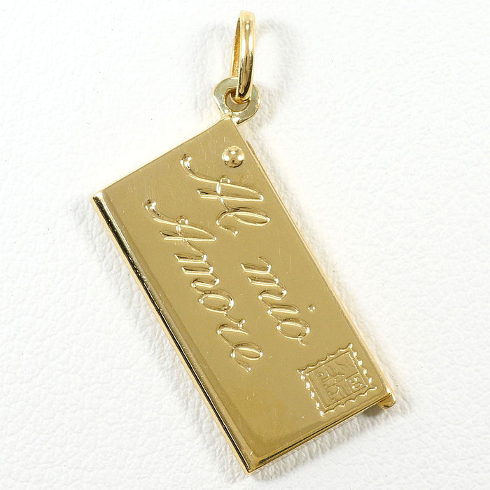 UnoAErre 18K Yellow Gold Pendant – front view