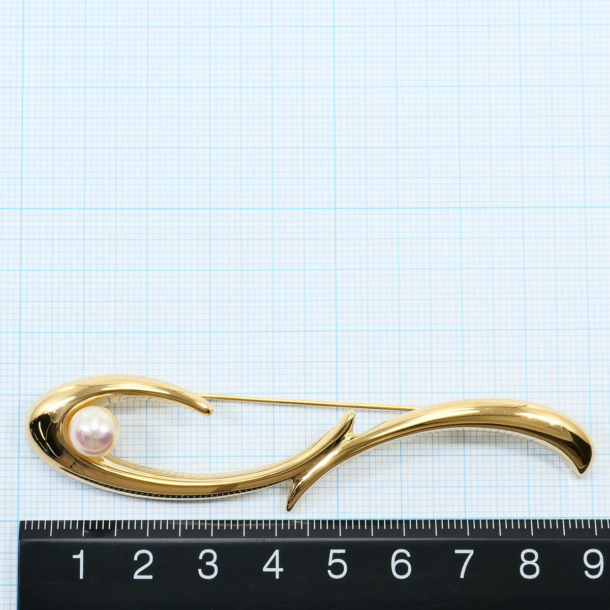 18K Yellow Gold Akoya Pearl Brooch – packaging
