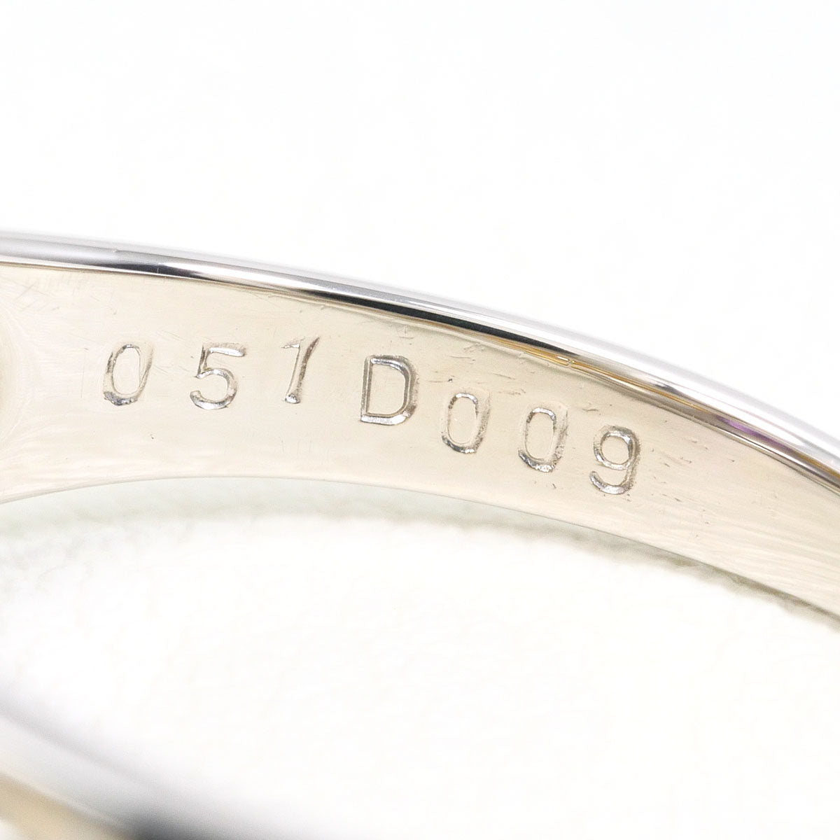 Platinum Diamond Sapphire Ring – alternate view