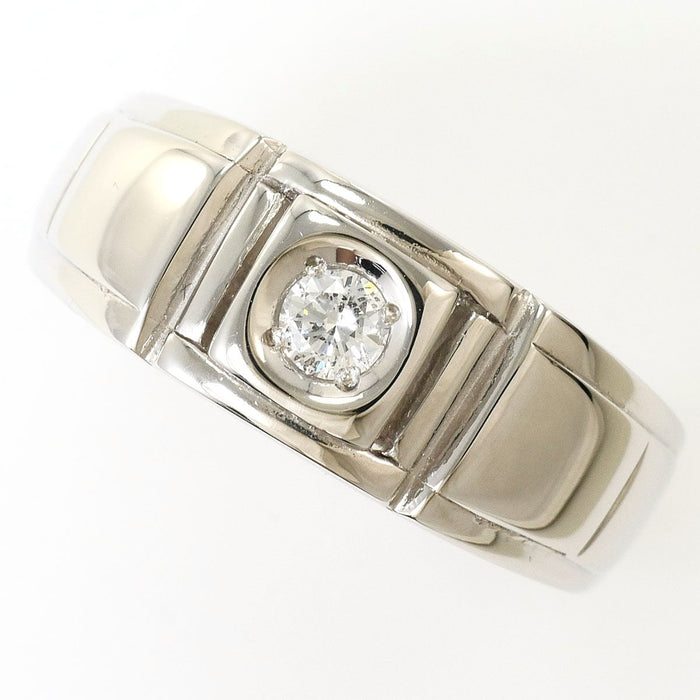 Platinum Diamond Ring – front view