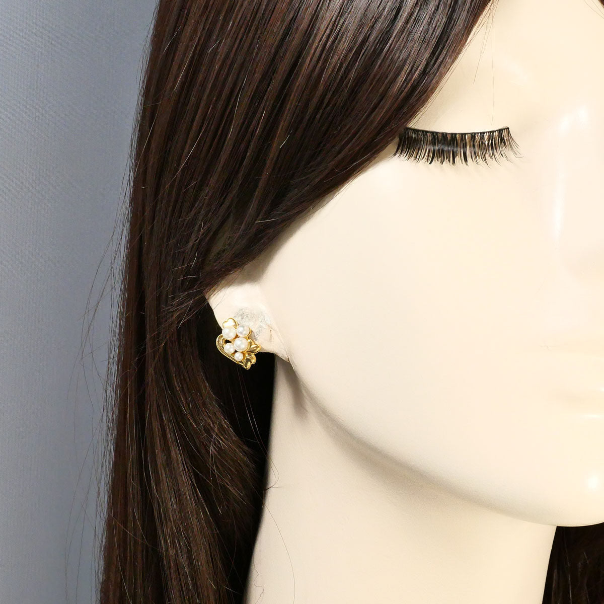 18K Yellow Gold Akoya Pearl Earrings – alternate view