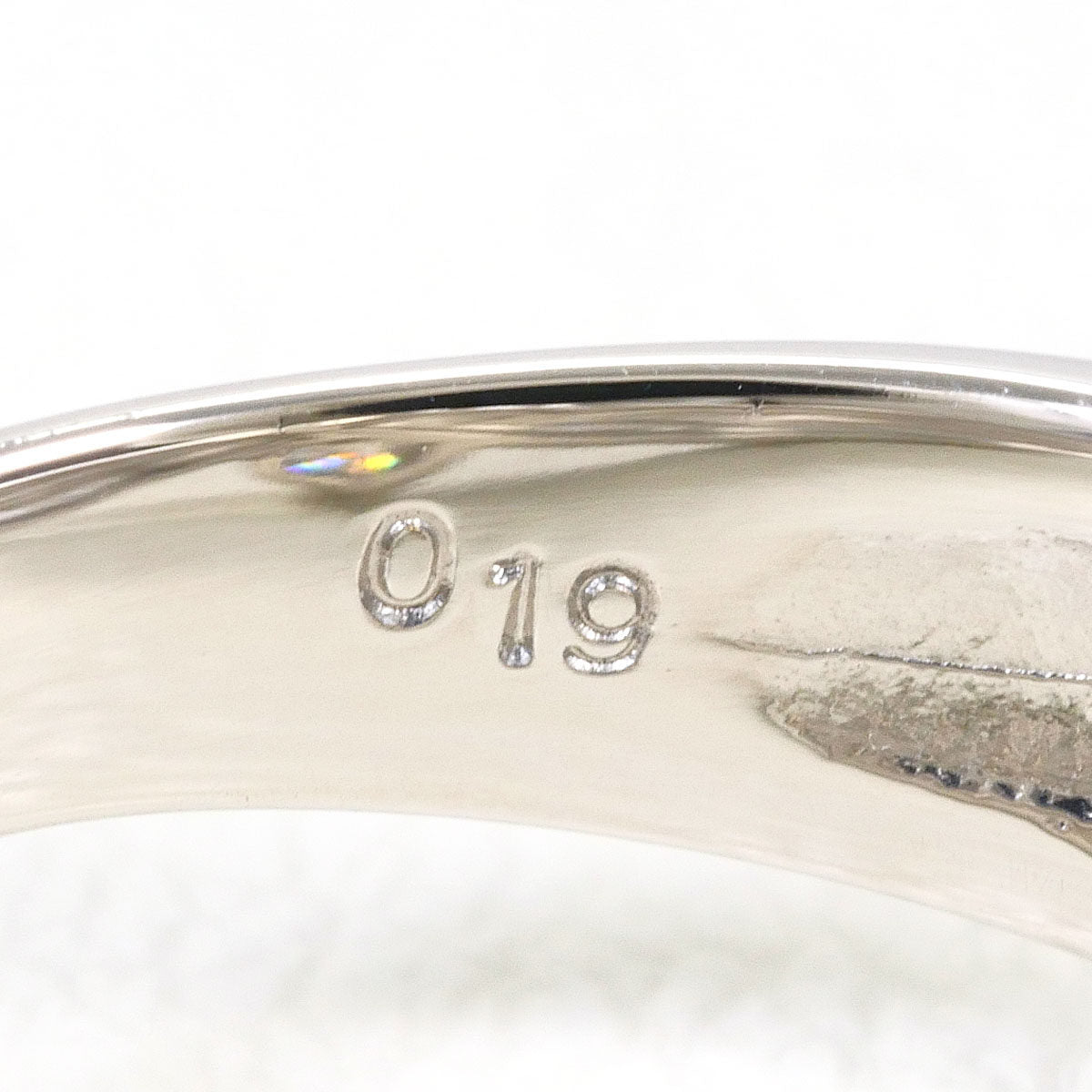 Platinum Diamond Ring – close-up