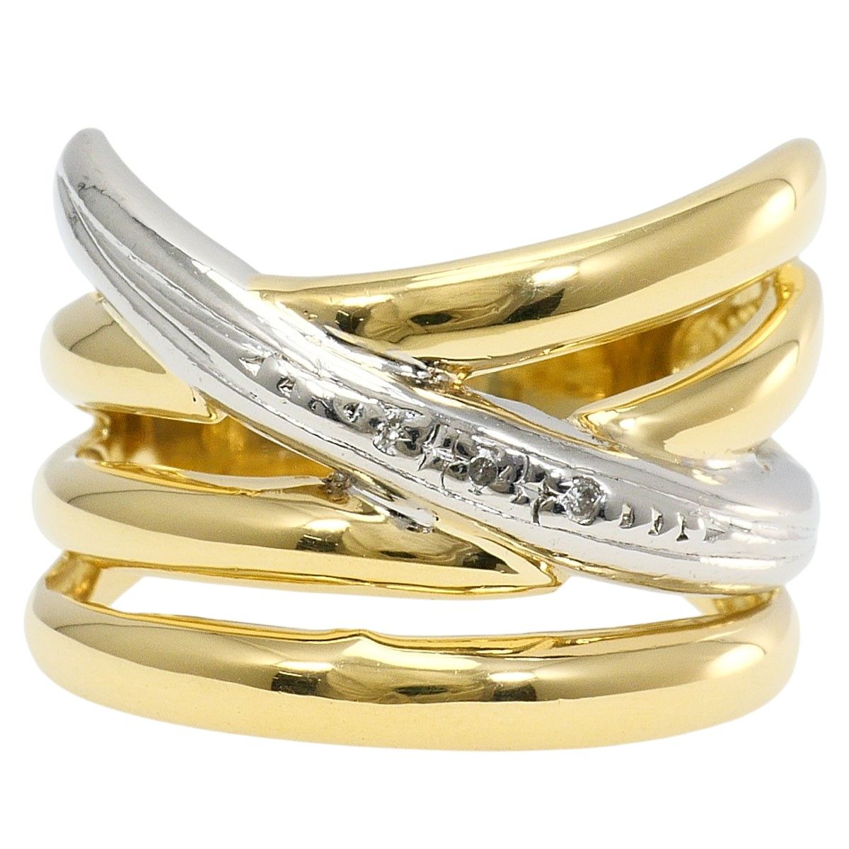 Platinum Diamond Ring – front view