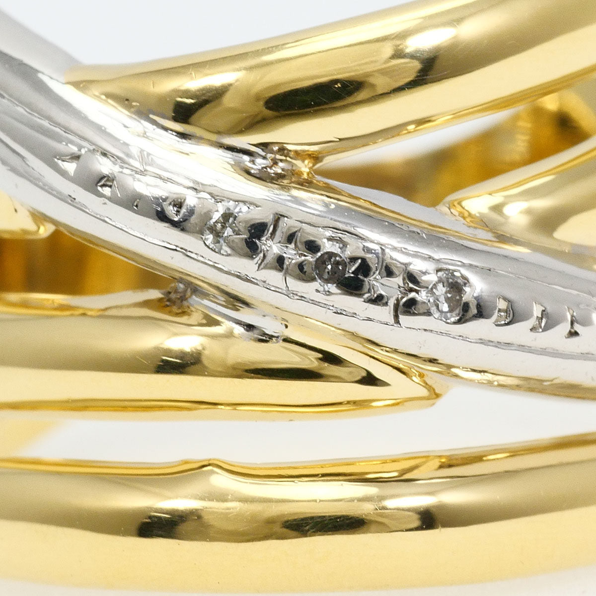 Platinum Diamond Ring – side view