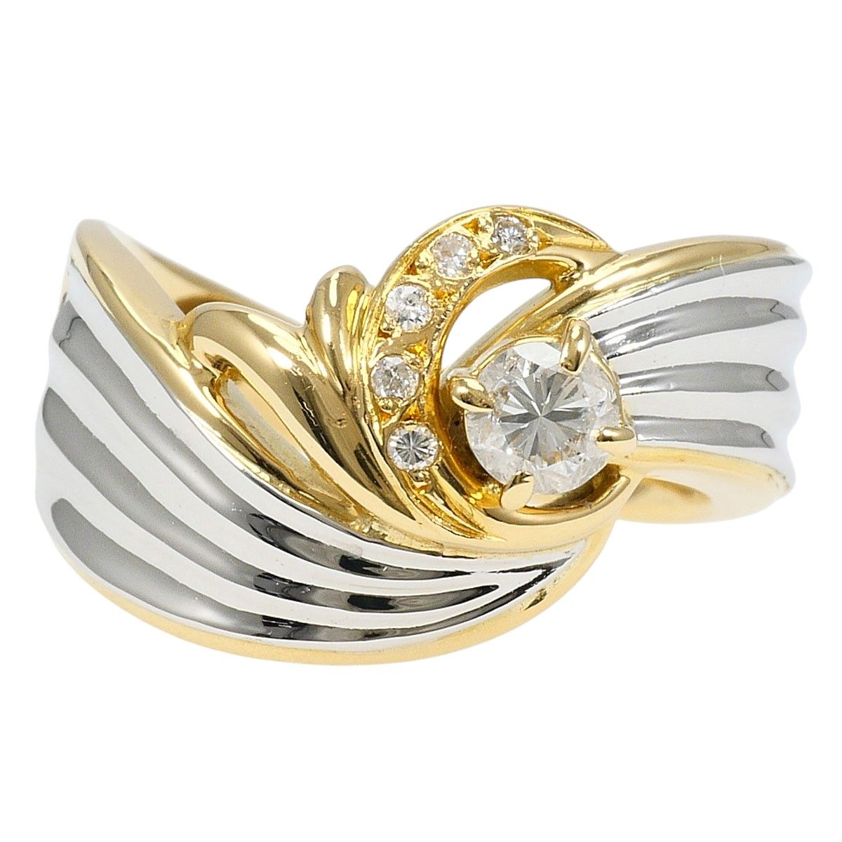 Platinum Diamond Ring – front view