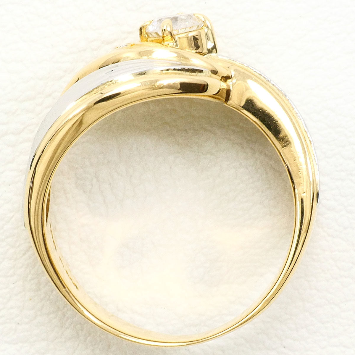 Platinum Diamond Ring – top view
