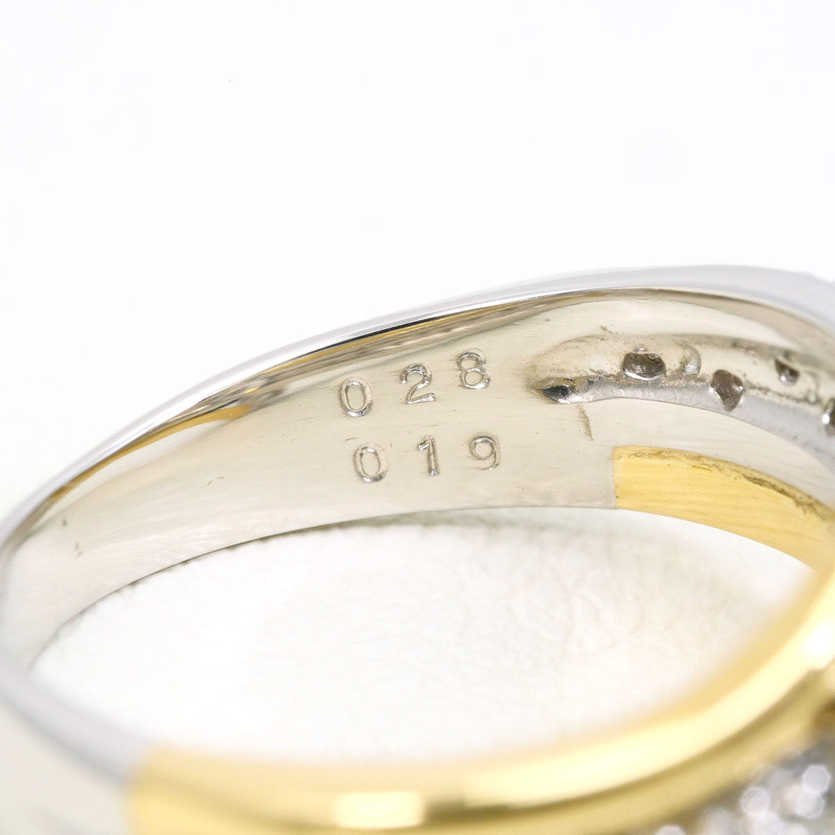 Platinum Diamond Ring – alternate view