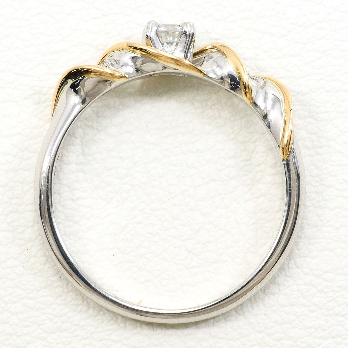 Platinum Diamond Ring – top view